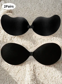 3/2/1pc Silicone Adhesive Bra For Women Chest Patches, Push Up Invisible Bra
