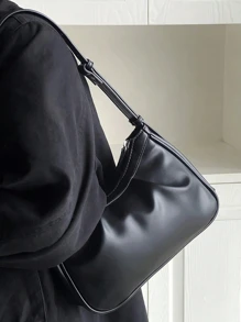 Damen Umhängetasche, plissiertes Wolken Design, stilvolle Unterarmtasche, vielseitige kleine Umhängetasche, große Kapazität Baguette Tasche, Herbst/Winter