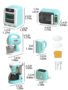 迷你厨房玩具套装 - 可爱的桌面烹饪用具小雕像，适用于房间装饰、娃娃屋场景、微型展示和美学摄影 | 适合青少年和朋友的创意收藏礼物 - 廚具套裝 - 查看 7
