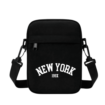Bolsa Transversal Shoulder Bag New York Tiracolo Pochete Unisex Mini Masculina e Feminina Promoção