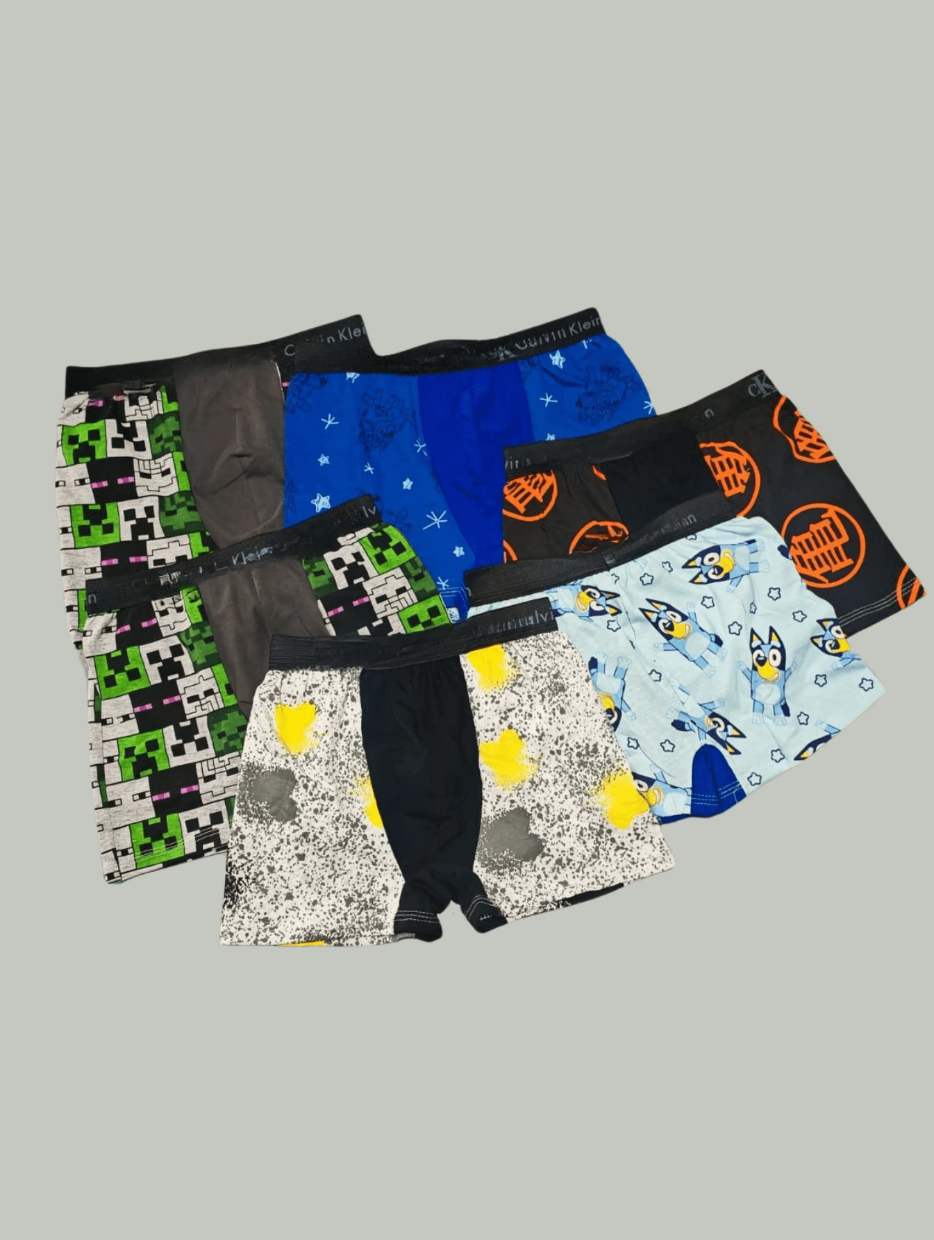 set de 6 bóxer juvenil de algodón nacional surtido en colores cómodos estampados modernos - Multicolor - Ver 1