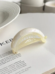 6pcs/3pcs/1pc Set Women Fashion Elegant Acetate Fiber Banana Hair Clips, Simple Ponytail Clips, Twist Clips, Horizontal Clips, Suitable For Party, Daily Wear, Holiday Gifts, Head Accessories, Hair Accessories For Women - Multicolor - View 12