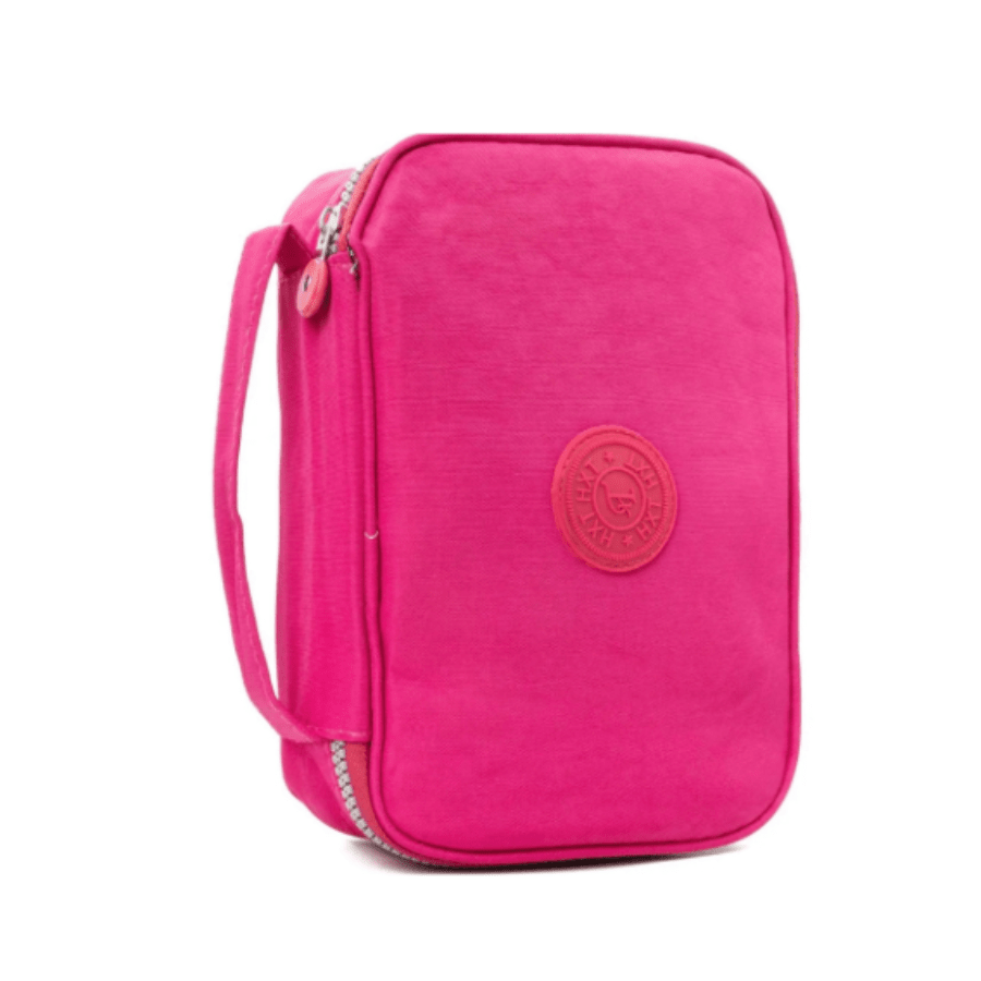 Estojo Box Grande para Organização de Mochilas Escolares Infantis em Nylon Resistente