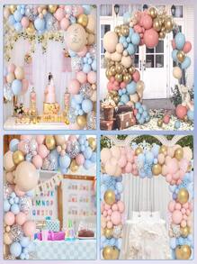 1/2 Sets Ballon Bogen Set, bruchsicher und einfach zusammenzubauen, geeignet für Begrüßungsfeiern, Geburtstage, Hochzeiten und Feiertags-Dekorationen