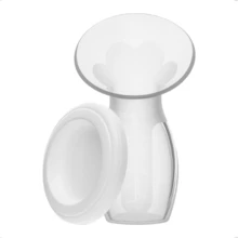 Transparent Silicone Breast Milk Collector With Lid 90ml - 無色 - 查看 4