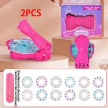 发饰DIY套装，1套/100件/120件/220件，设计精美，造型迷人。是送给女孩的理想生日、万圣节、圣诞节或感恩节礼物。（钻石颜色款式随机）