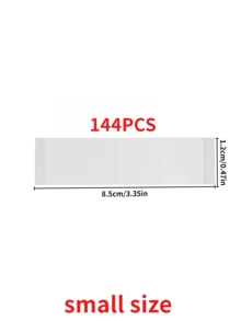 144片时尚胶带，专为服装设计。这是一款强力双面胶带。这款透明身体胶带适用于皮肤，无色透明。作为服装配饰，它可以防止服装损坏。这是一款耐用的织物胶带，适用于连衣裙、胸罩和上衣。它是一款多功能的胸贴、皮肤胶带和卷边胶带。 - 彩色 - 查看 16