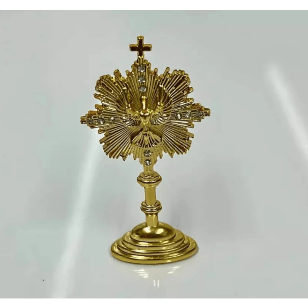 Enfeite Resplendor Espírito Santo Para Casa Carro  De Metal