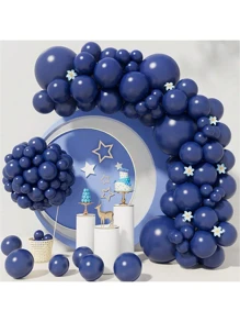 121 palloncini in lattice blu navy, adatti per compleanni, matrimoni, addii al nubilato, cerimonie di laurea, anniversari, feste a tema estivo, scenografie, decorazioni per la casa