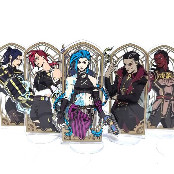 2025 New LOL Arcane Jinx 15cm/5.91in Figure Desk Ornament - Holiday Gift, Birthday Gift, Fan Gift