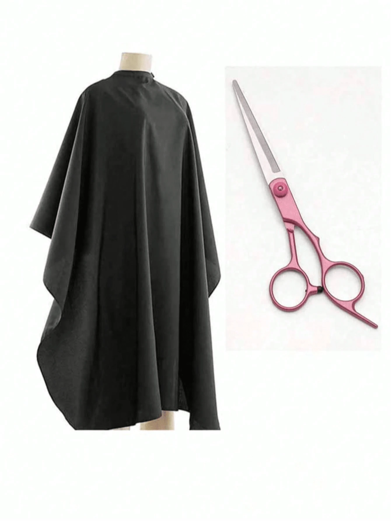 1 件专业剪发美发披肩可调节肩带剪发沙龙理发披肩，防水发型师礼服，发型师、返校、旅行度假必备品、女士发饰的完美选择 - 彩色 - 查看 1