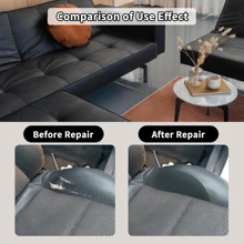 23.62 Inch Self-Adhesive Leather Repair Patch – Large Black PU Leather Tape For Couch, Car Seat, Sofa, Office Chair, Bags, Motorcycle Seats – Leather Patch For Furniture & Vinyl Repair