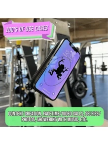 3/1 Stück multifunktionaler quadratischer Silikonzug saugnapf Wasserdichter Handyhalter, 24-Loch starker Haftsilikonzug saugnapf geeignet für verschiedene Einsatzzwecke, zur Befestigung von Handy und zum Schutz vor Herunterfallen, Videovibration, Handy-Selfie-Zubehör