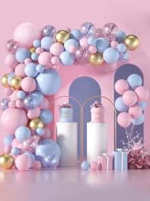 1/2 Sets Ballon Bogen Set, bruchsicher und einfach zusammenzubauen, geeignet für Begrüßungsfeiern, Geburtstage, Hochzeiten und Feiertags-Dekorationen