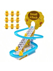 1 件 - 玩具鸭爬楼梯 - 轨道玩具 - 儿童趣味音乐玩具 - 生日礼物 - 复活节礼物 - 圣诞节礼物 - 万圣节礼物 - 完美礼物 - 礼物