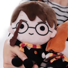 Miniso 20 cm/7,87 tum ny original Harry Potter plyschleksak halsduk Ron film TV gosedjur docka karaktär plyschdocka söt födelsedagspresent - Svart - Visa 4