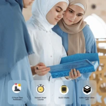 数字念珠计数器，显示祈祷次数和时间提醒，斋月礼物 - 彩色 - 查看 4