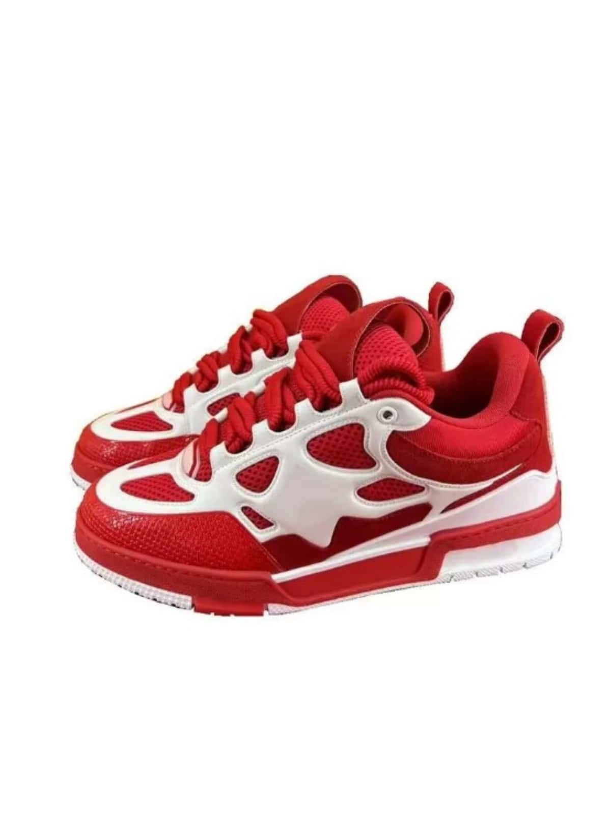 Men's Women's Vl Skate 54 Comfortable Sneakers 34 TO 43 - 紅色 - 查看 1