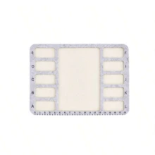 KLONKEE 串珠垫，柔软稳定，厘米刻度，独立网格，方便实用，适合DIY珠宝制作和串珠 - 彩色 - 查看 11