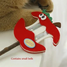 Süßes Katzenminze & Silberliane Plüsch Katzenspielzeug - Frucht-Kauknochen für Wohnungskatzen, raschelndes Geräusch, zum Kauen und Zahnpflege - Verschiedenfarbig - Übersicht 6