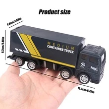 1 pieza Nuevo vehículo de transporte con inercia de juguete para niños, vehículo contenedor, vehículo de carga, modelo de vehículo de ingeniería, coche de juguete para niños, de vuelta al colegio - Multicolor - Ver 12