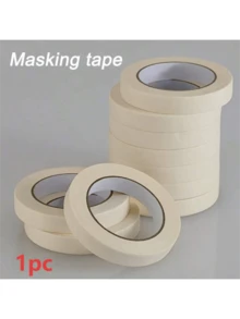 1cm X 10m Masking Tape, Strong Adhesive Tape, No Glue Needed, Multi-Purpose For Painting, Home, Office, School Supplies, Arts & Crafts, Essential For Back To School