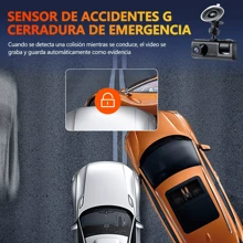 Cámara de tablero 1080P + Monitoreo de auto + Cámara trasera + Conexión wifi + Visualización de aplicaciones - Repuestos para autos - Cámara de tablero para camión - Cámara de reversa