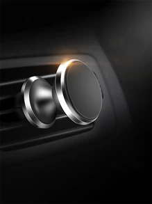 1 Stück Metall-Kreisförmiger Mini Magnetischer Handyhalter, Multifunktionaler Auto Navi-Halter, Armaturenbrett-Halter kompatibel mit iPhone, Android Handy, Geschenk zu Geburtstag, Familie, Freunde Auto-Zubehör, Auto Handyhalter