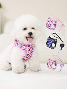 HP386 Fashion Floral Stable Pet Harness - Multicolor - View 6