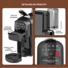Automatic 3-In-1 Multi-Beverage Electric Coffee Maker With Capsules - View 5
