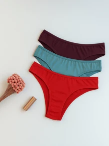 Kit Of 10 Women's Microfiber Comfort Panties | Assorted Colors 100% Cotton Lining