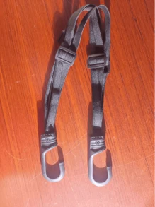 2-7 peças/Universal Correia de Bagagem para Motocicleta de 60cm, Corda Elástica Retrátil de Alta Resistência com Fivela Protetora para Capacete e Equipamentos de Moto