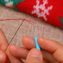 5-12 Peças Conjunto de Enfiadores de Agulha Plásticos, Auxiliar de Linha de Máquina de Costura, Ferramenta para Contas, Acessórios DIY, Dispositivo de Assistência a Idosos