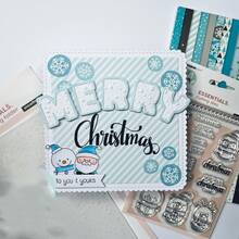 Carbon Steel Cutting Die Mold, Vocabulary & Phrase Stamp Cutting Mold For DIY Paper Card Craft, Suitable For Scrapbooking, Greeting Cards Decoration, Embossing, Home Projects - Silver - View 7