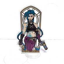 Figura decorativa de escritorio de Jinx de LOL Arcane de 15cm/5.91in - regalo de vacaciones, regalo de cumpleaños, regalo de fans de 2025 - Multicolor - Ver 5