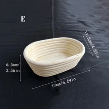 1 个 9.06/9.84/11.02/11.81 英寸白色法棍面包发酵篮面包面团发酵工具，烘焙用品家用柳条面包发酵篮（带布），模型配有布袋