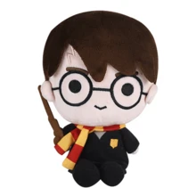 Miniso 20 cm/7,87 tum ny original Harry Potter plyschleksak halsduk Ron film TV gosedjur docka karaktär plyschdocka söt födelsedagspresent - Svart - Visa 1