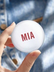 1 personalisierter Fotobadge mit rundem Design, individualisierter Button Badge, individualisierter Text/Logo/Foto Button Badge, individualisierte Brosche, personalisierter Button Rucksack Accessoire, individualisierter Tasche Accessoire Badge Brosche, Geschenkidee für Jahrestag, Ihn/Sie, Valentinstag, Muttertag, Vatertag, Geburtstag, Abschlussfeier oder Paar