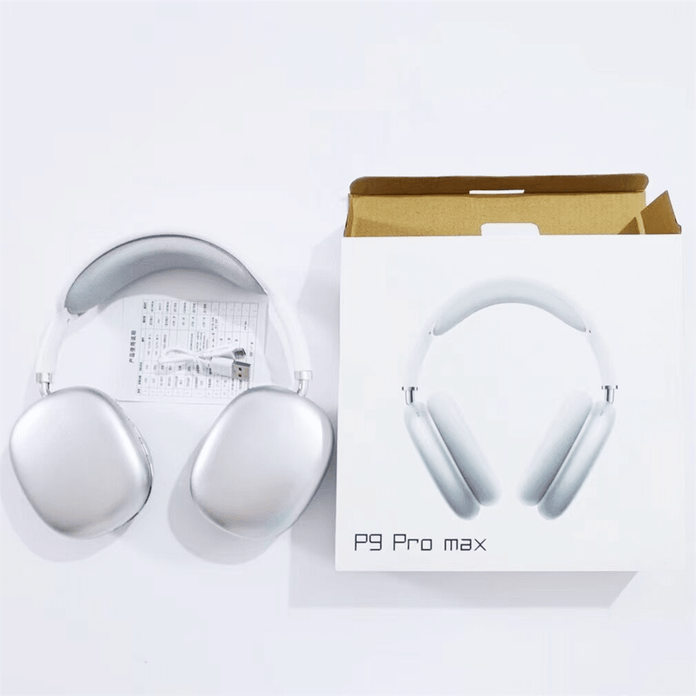 Auricolare Bluetooth P9 auricolare stereo 5.0 auricolare wireless cancellazione intelligente del rumore MAX batteria a lunga durata
