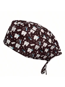 Cappellino casual in poliestere con stampa animale, copricapo sportivo adatto per tutte le stagioni