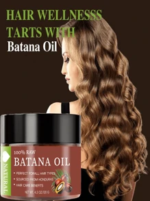 Aceite para el cabello Batana de Honduras - Tratamiento alisador y humectante para cabello seco, para hidratar el cabelludo y el cuidado del cabello, apto para todo tipo de cabello - 4.3oz/120G