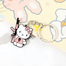 1 件/2 件 Sanrio 创意 Kitty 娃娃手机链装饰钥匙扣可爱娃娃系列圣诞礼物包袋配饰时尚个性化趣味钥匙扣汽车配饰包袋饰品学校卡通哥特 Y2k