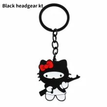1 件/2 件 Sanrio 创意 Kitty 娃娃手机链装饰钥匙扣可爱娃娃系列圣诞礼物包袋配饰时尚个性化趣味钥匙扣汽车配饰包袋饰品学校卡通哥特 Y2k