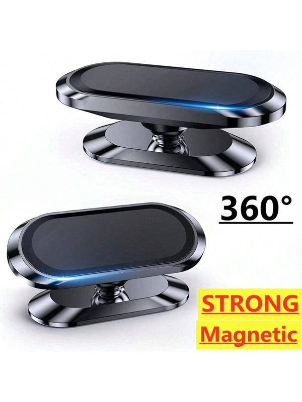 1 stuk magnetische autotelefoonhouder, waterdichte legering houder, dashboard autotelefoonhouder, GPS navigatie telefoonhouder, compatibel met smartphones, te gebruiken met magnetische plaat compatibel met iPhone, Android-telefoon, cadeau voor verjaardagen, familie, vrienden auto-accessoires