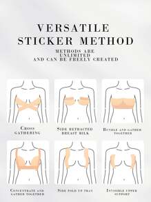 Lift Breast Tape Invisible Breathable Pull Up Chest Lift Muscle Tape Chest Bandage, Sports Accessories Set Includes: Invisible Breast Lift Tape, Breast Enhancing Bandage, Breast Support Body Tape, Lift Pads For Bras, Brassieres And Underthings For Women