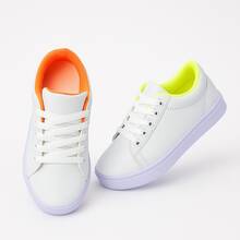 Kit 2 Pairs Of Versatile Boys' High School Sneakers For Everyday Wear With Style - 橘色 - 查看 6