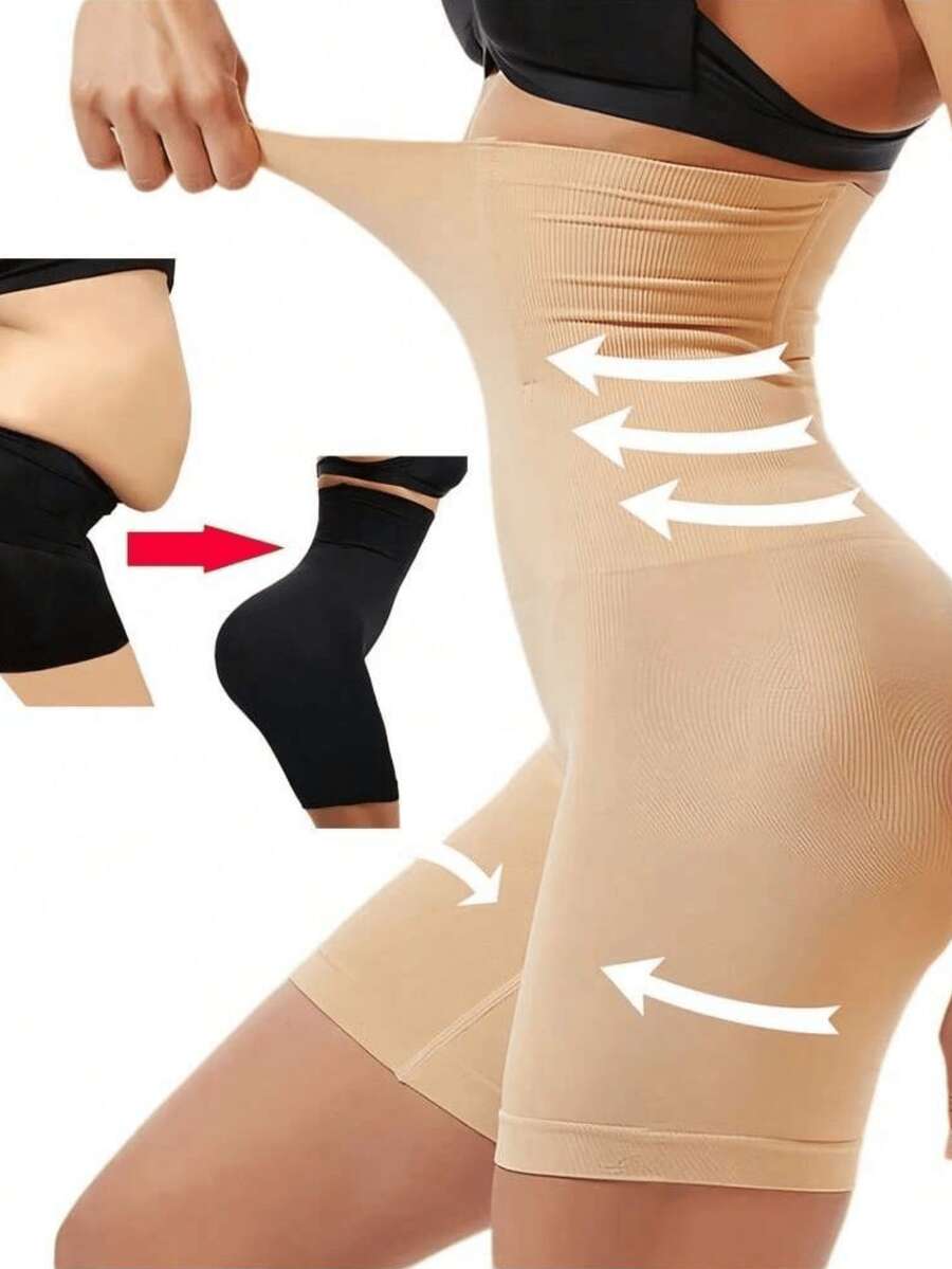 Shorts Shaping Belt With 2 Steel Ribs Compression - Màu be - Xem 1