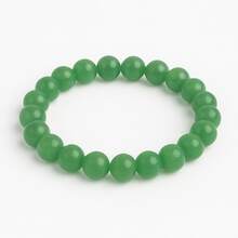 Green Quartz Bracelet 8mm Natural Stone Healing Renewal - Star - View 1