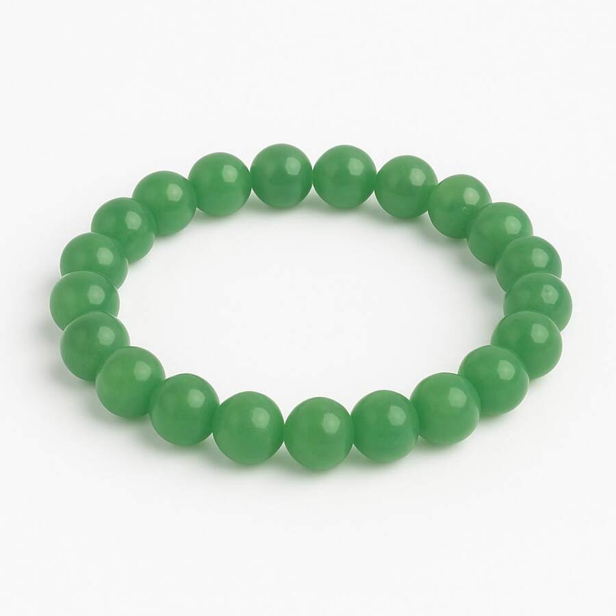 Green Quartz Bracelet 8mm Natural Stone Healing Renewal - Ngôi sao - Xem 1