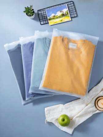 20/10/1pc 优质可重复使用密封储物袋，透明包装袋，用于衣服、袜子、配饰、化妆品、文件存储，节省旅行和家庭整理空间